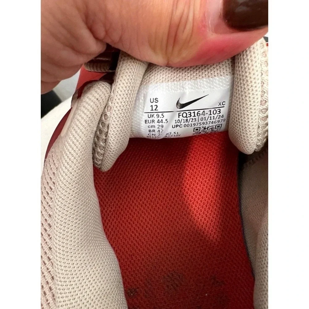 Nike GP Challenge 1 PRM Women's Tennis Shoes Sz 12 Sail Red Gold‎ FQ3164-103